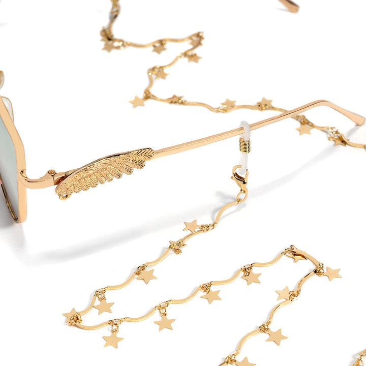 Star-Patterned Eyewear Chain Kalsten