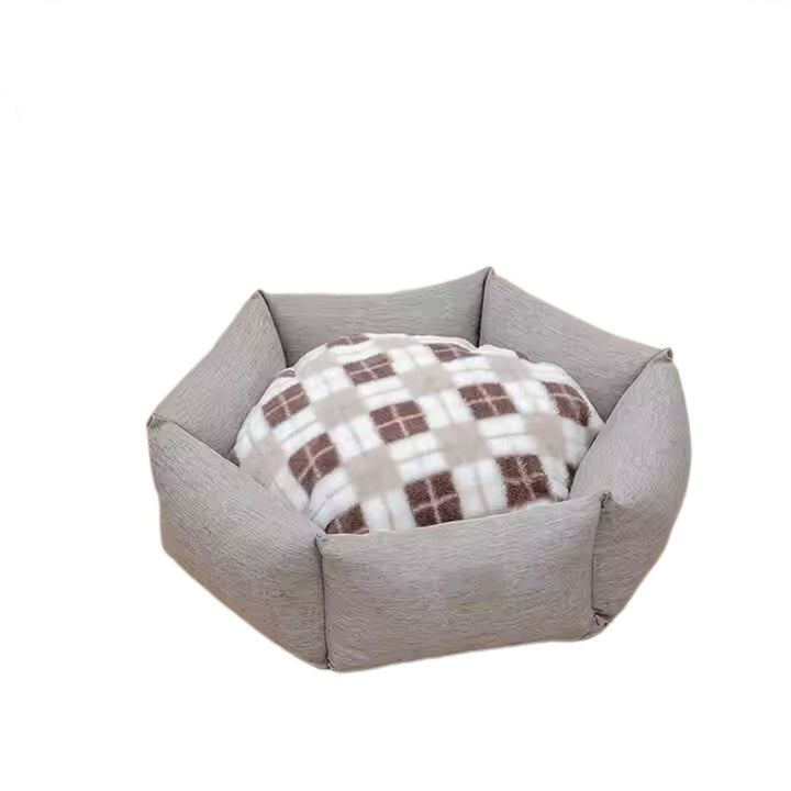 Cozy Hexagonal Dog Bed