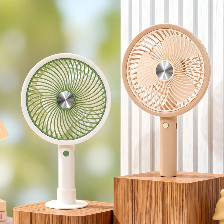 Women Portable Table Fan with Adjustable Tilt and USB Charging Function Kalsten
