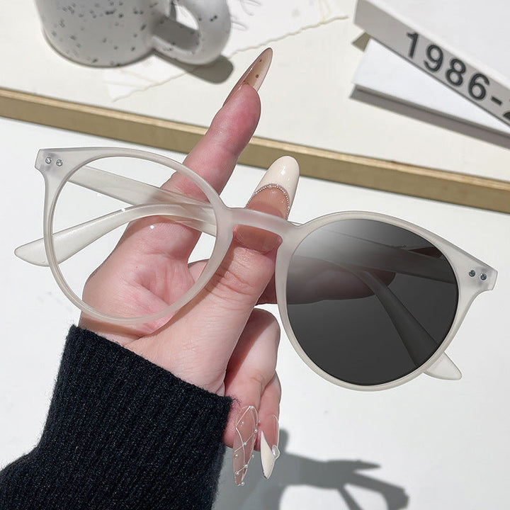 Women Cat-Eye Sunglasses with Transparent Frame Kalsten