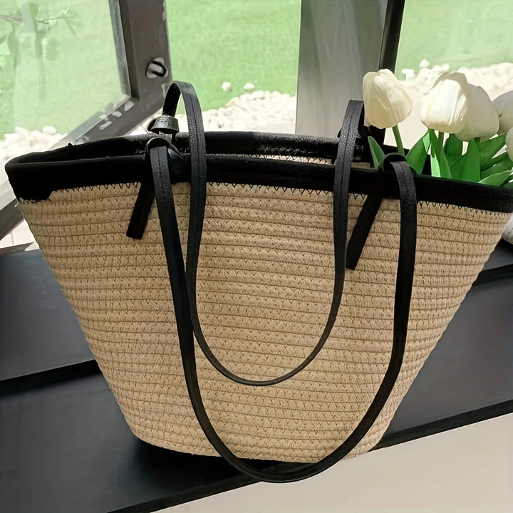 Spacious beach bag with reinforced bottom and easy-care material Kalsten