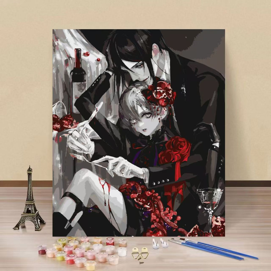 Gothic-Inspired Paint-by-Numbers Kit Kalsten