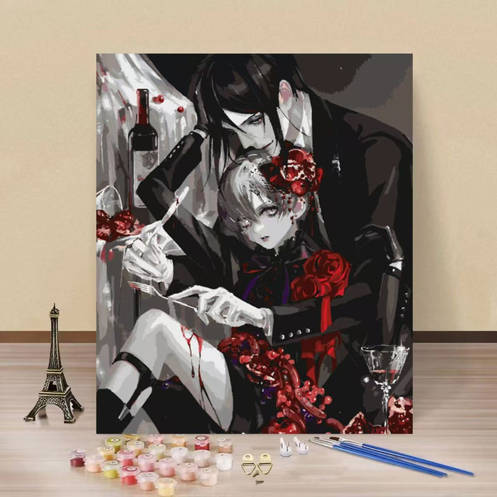 Gothic-Inspired Paint-by-Numbers Kit Kalsten