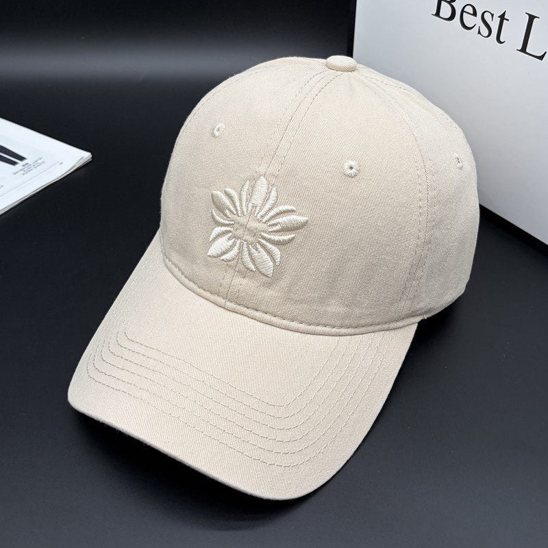 Women's Embroidered Cotton Adjustable Cap Kalsten