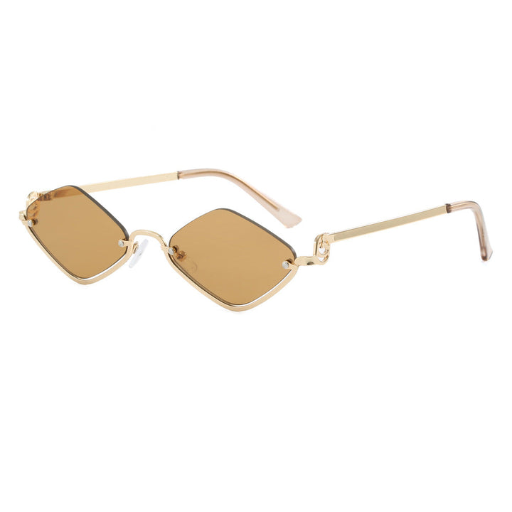 Women's fashionable square sunglasses with luxurious metal frame Kalsten