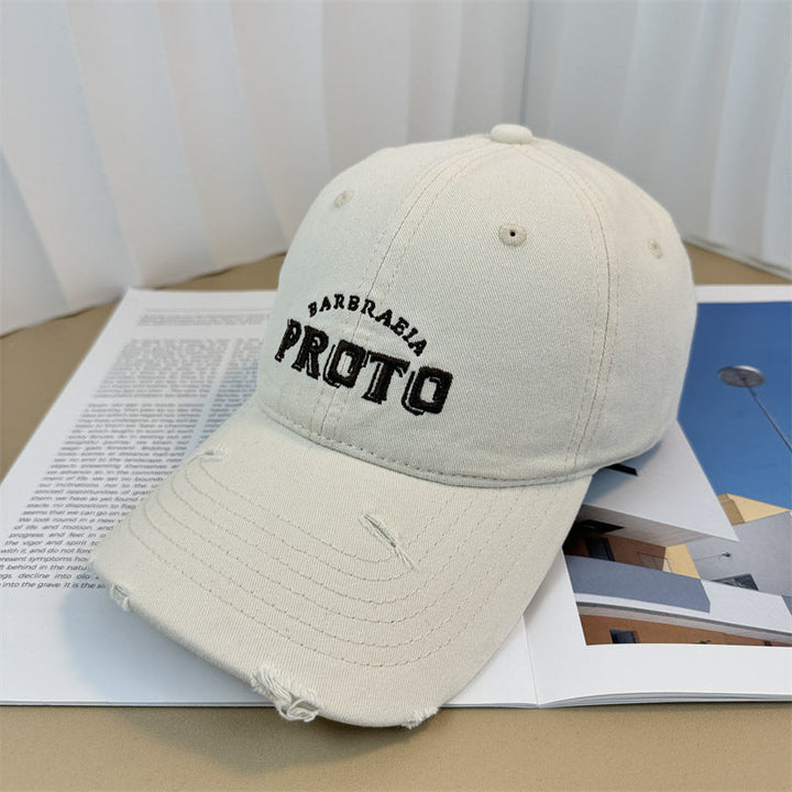 Men's Vintage-Inspired Distressed Baseball Cap Kalsten