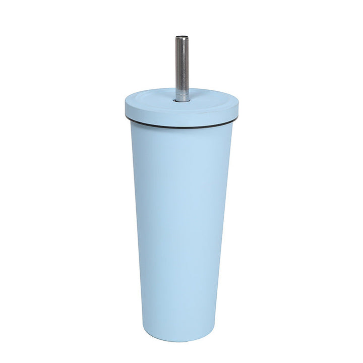 Unisex To-Go drinking mug with strong insulation and stainless steel straw Kalsten