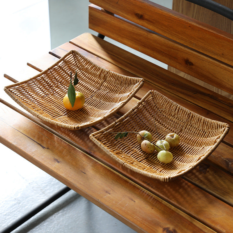 Handwoven Decorative Serving Basket Kalsten