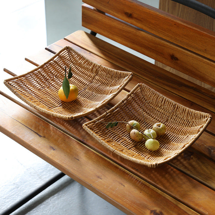 Handwoven Decorative Serving Basket Kalsten