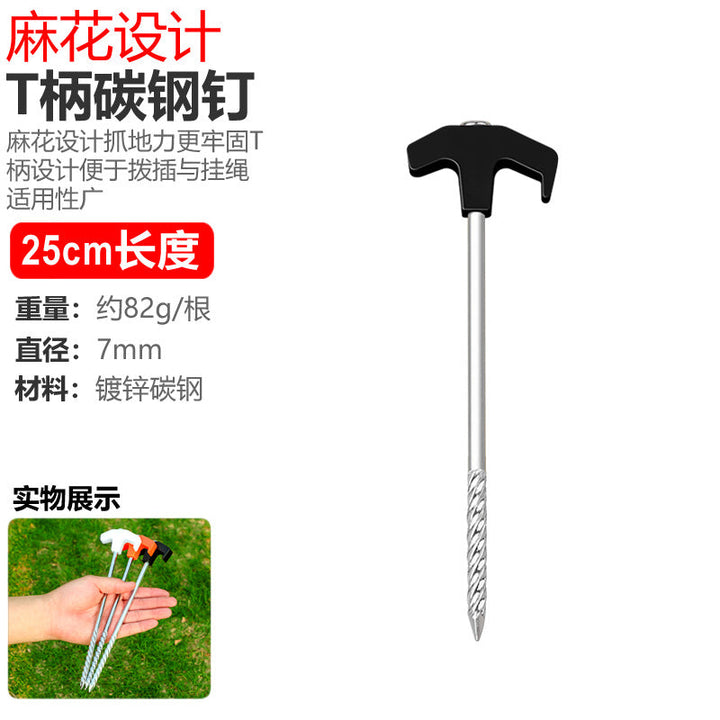 robust steel peg for tent anchoring Kalsten