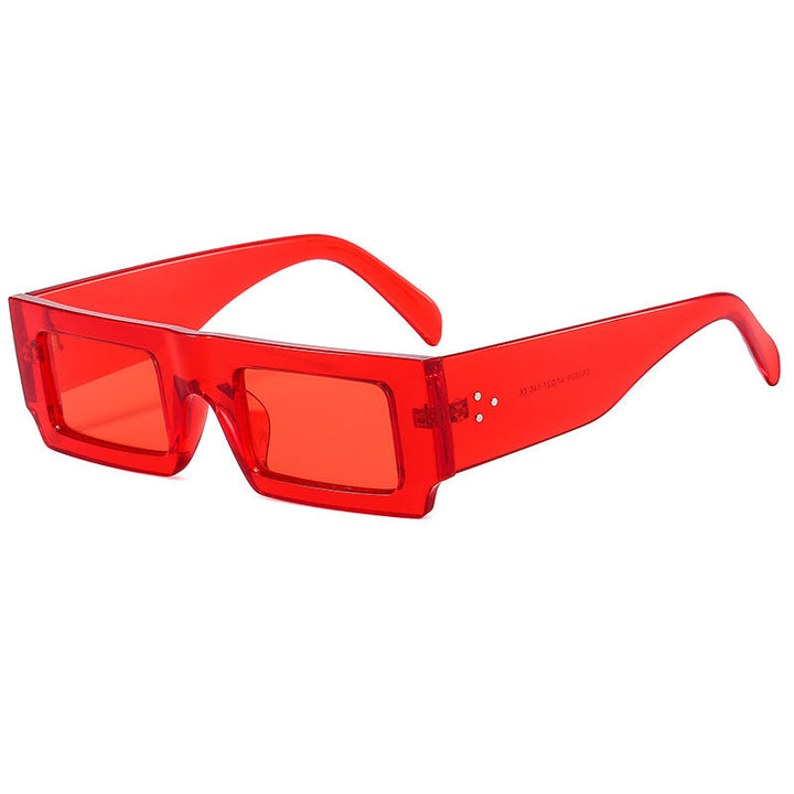 Ladies statement sunglasses with square frame and futuristic design Kalsten