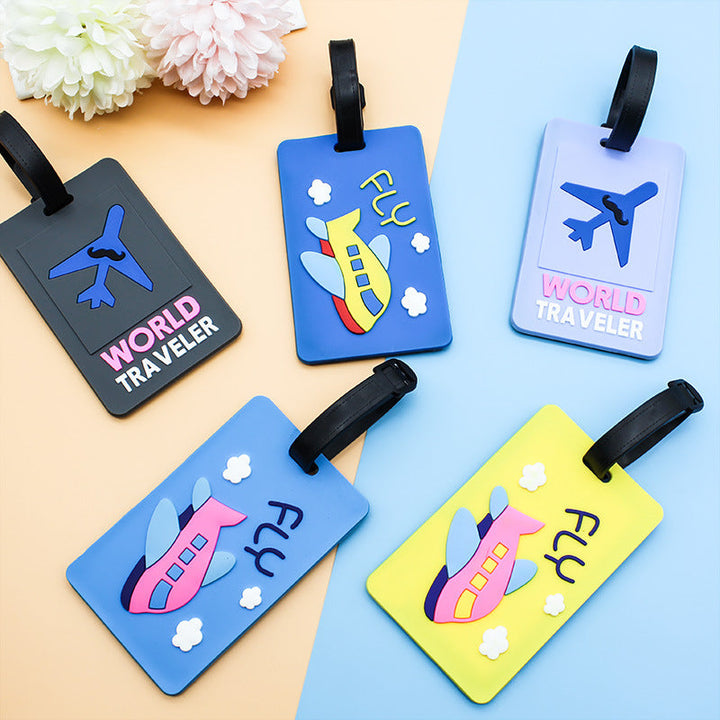 Unisex Whimsical Road-Themed Luggage Tag Kalsten