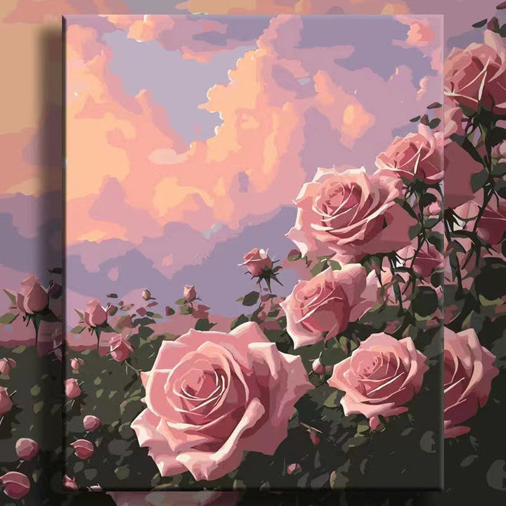 Floral Landscape Canvas Art Kalsten