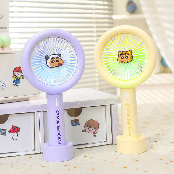 Women Portable Mini Fan with Integrated LED Light Kalsten