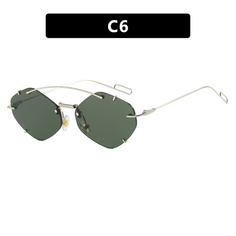 Women geometric sunglasses with ultra-light metal frame Kalsten