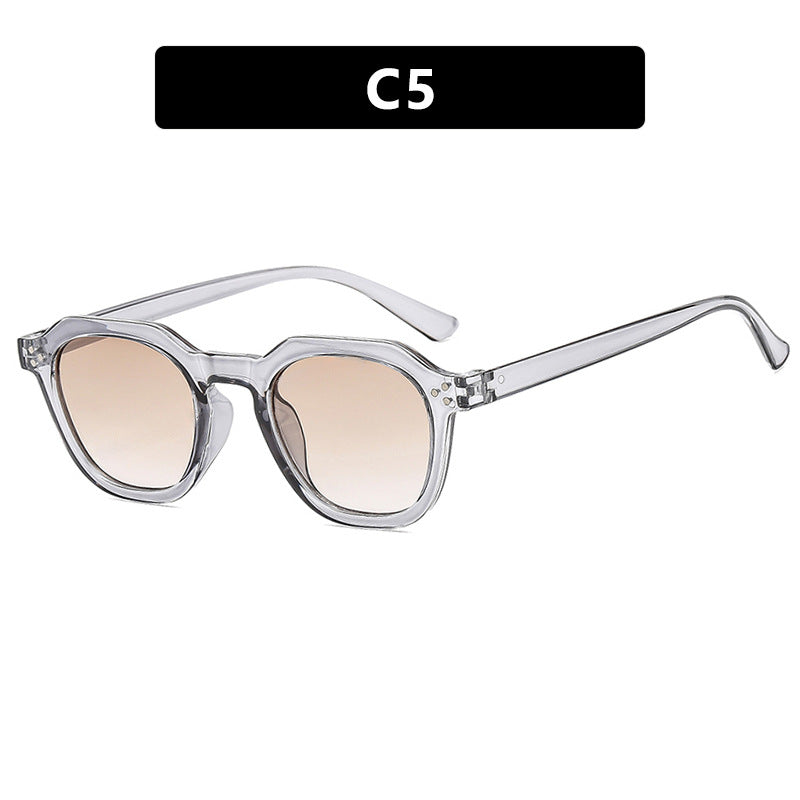 Ladies fashionable sunglasses in trendy hexagon design Kalsten