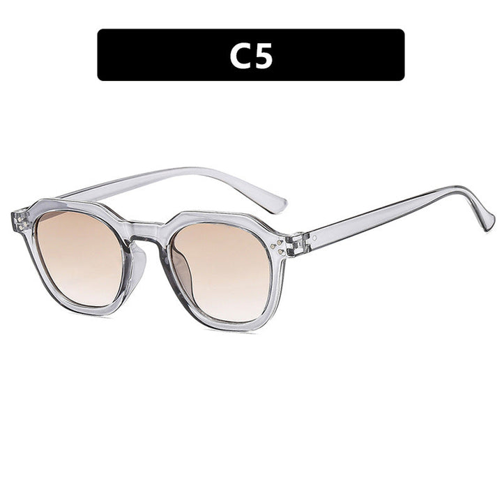 Ladies fashionable sunglasses in trendy hexagon design Kalsten