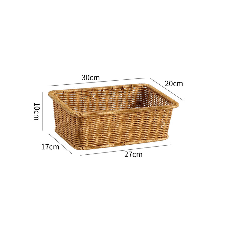 Handwoven Rectangular Storage Basket Kalsten