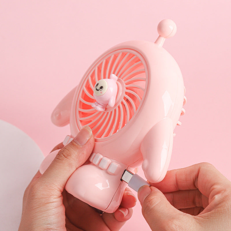 Unisex Fun Hand Fan in Creative Robot Design Kalsten