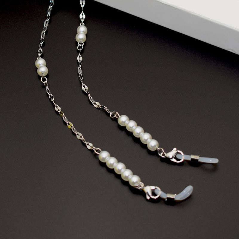 Decorative Pearl-Linked Eyewear Chain Kalsten