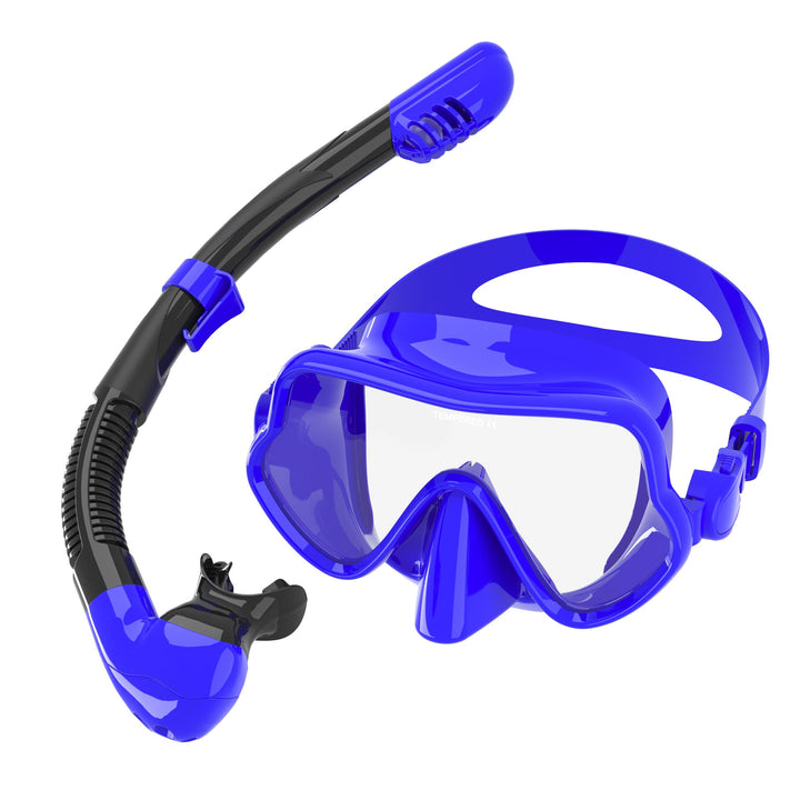 Ergonomic diving mask with flexible breathing tube Kalsten