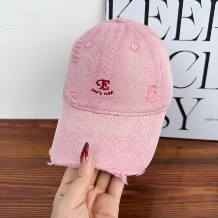 Unisex Distressed Denim Cap Kalsten