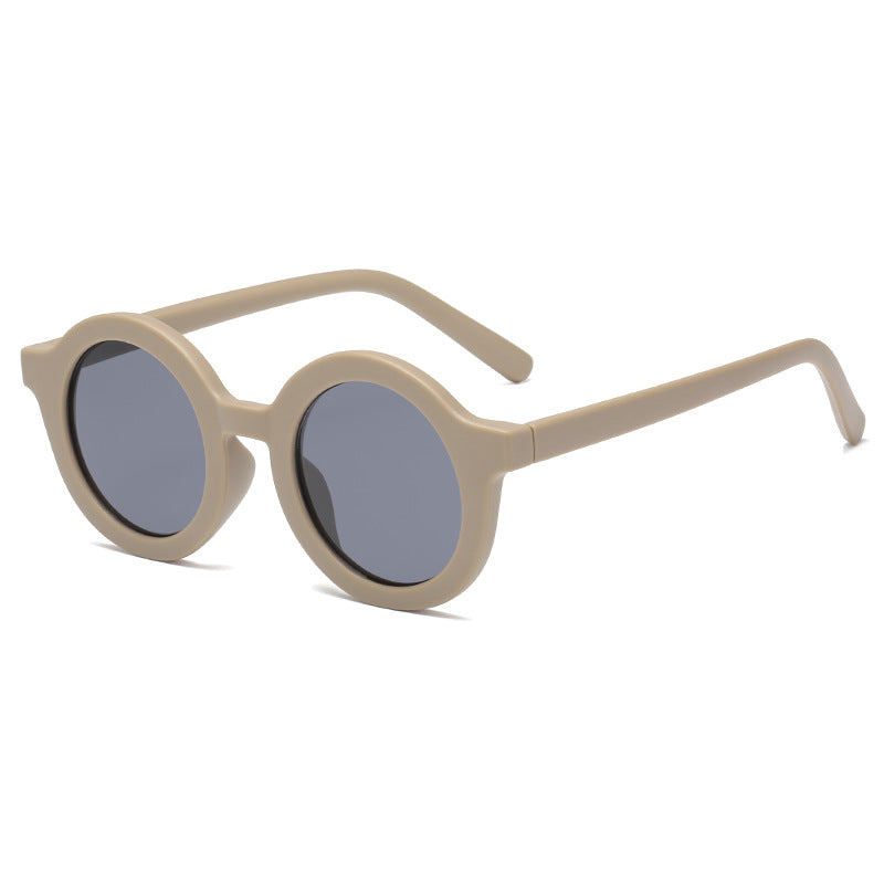 Women's stylish round sunglasses with modern plastic frame Kalsten
