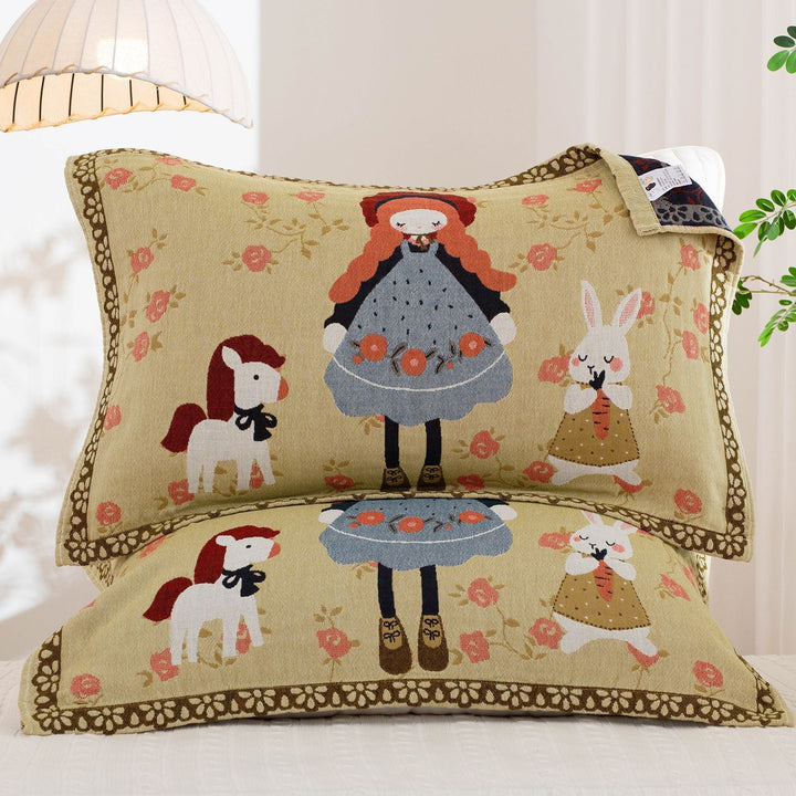 Women's pillowcase with cute dinosaur motif Kalsten