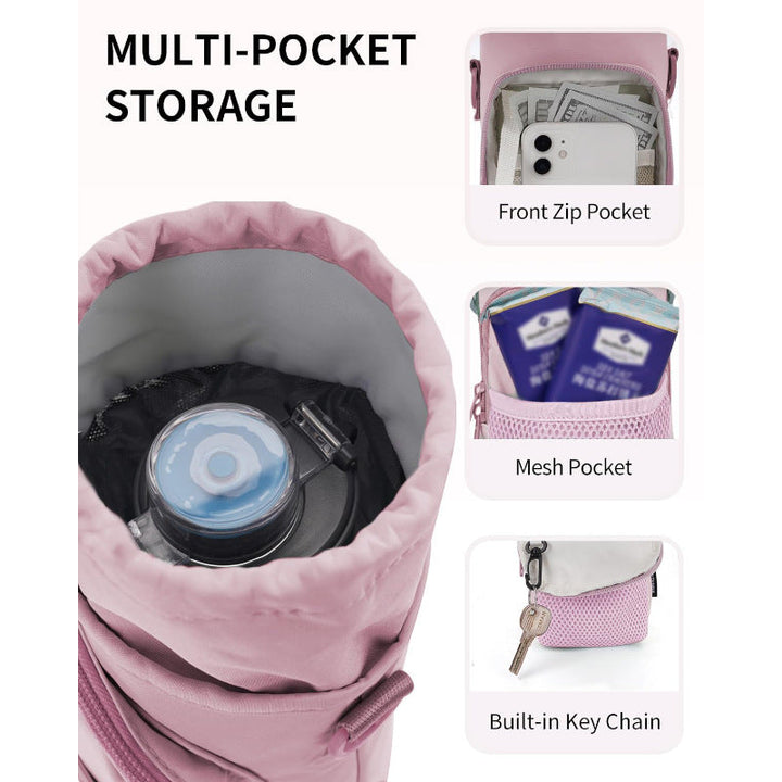 Unisex Water Bottle with Portable Net Bag Kalsten