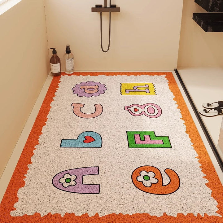 Playful Animal Themed Memory Foam Mat Kalsten