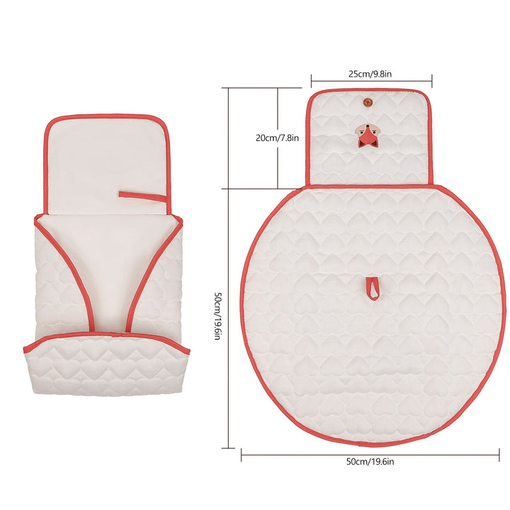 Changing mat with sweet bee motif Kalsten