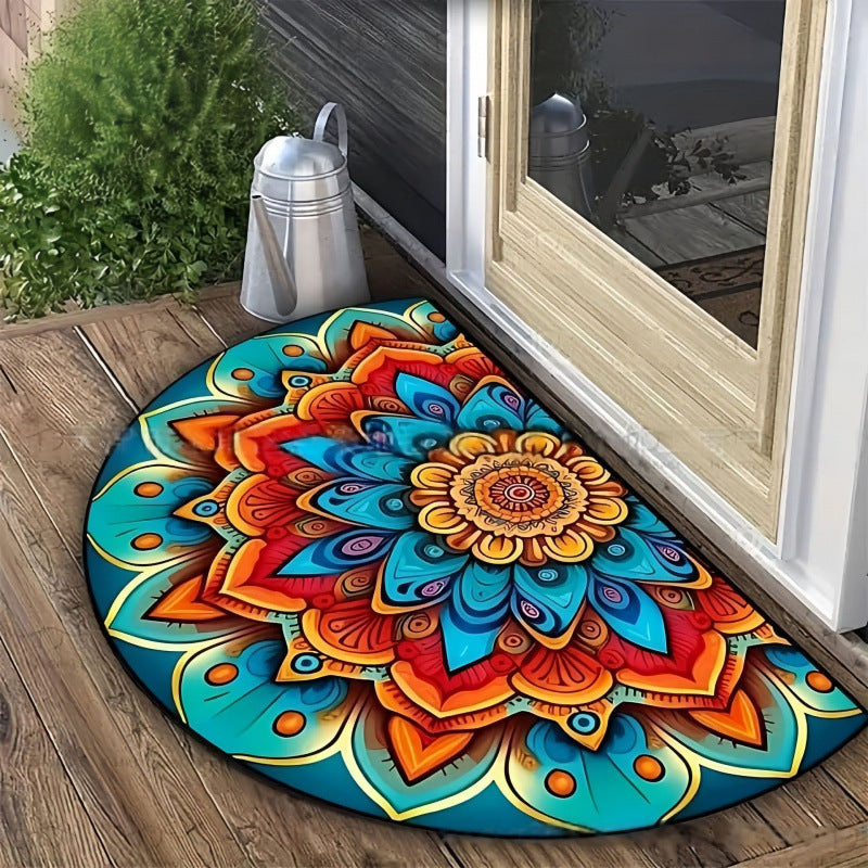 Artistic Round Area Rug Acalora