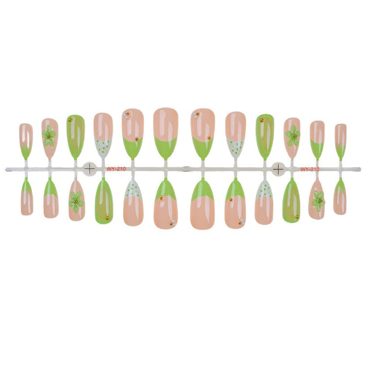 Nature-Inspired Press-On Nail Art Set Kalsten