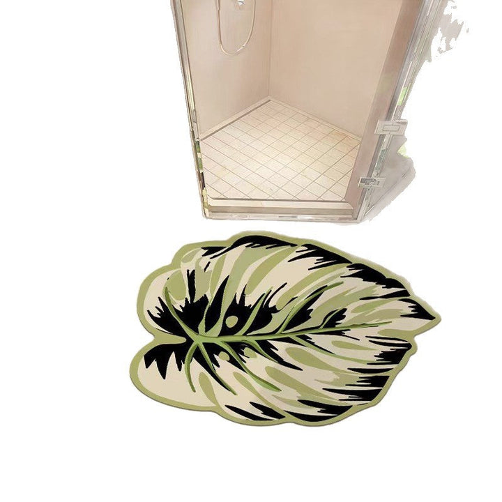 Leaf-Shaped Bath Mat Kalsten