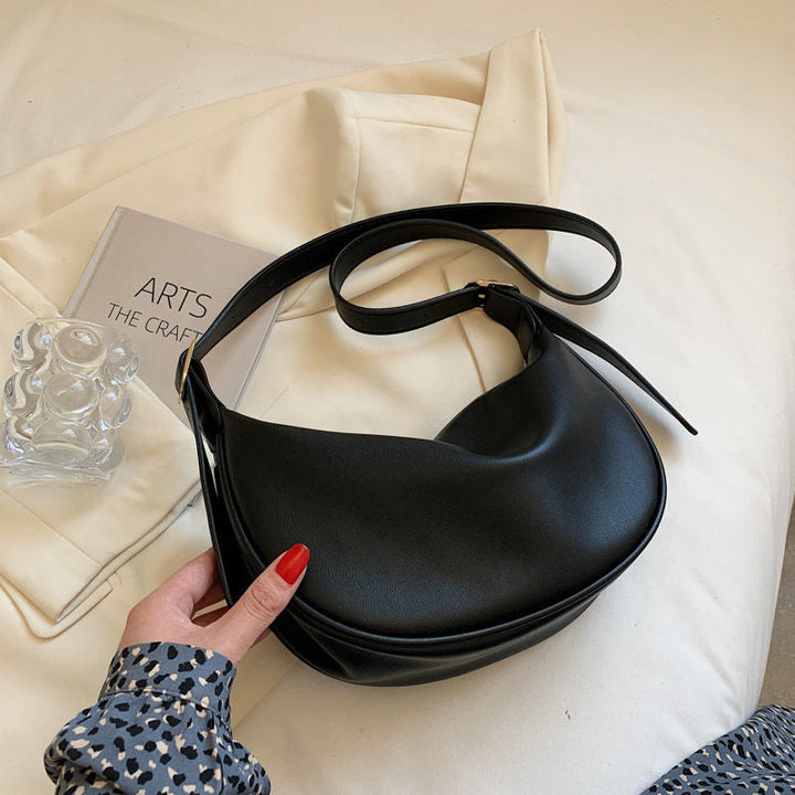 Elegant Curved Shoulder Bag Kalsten