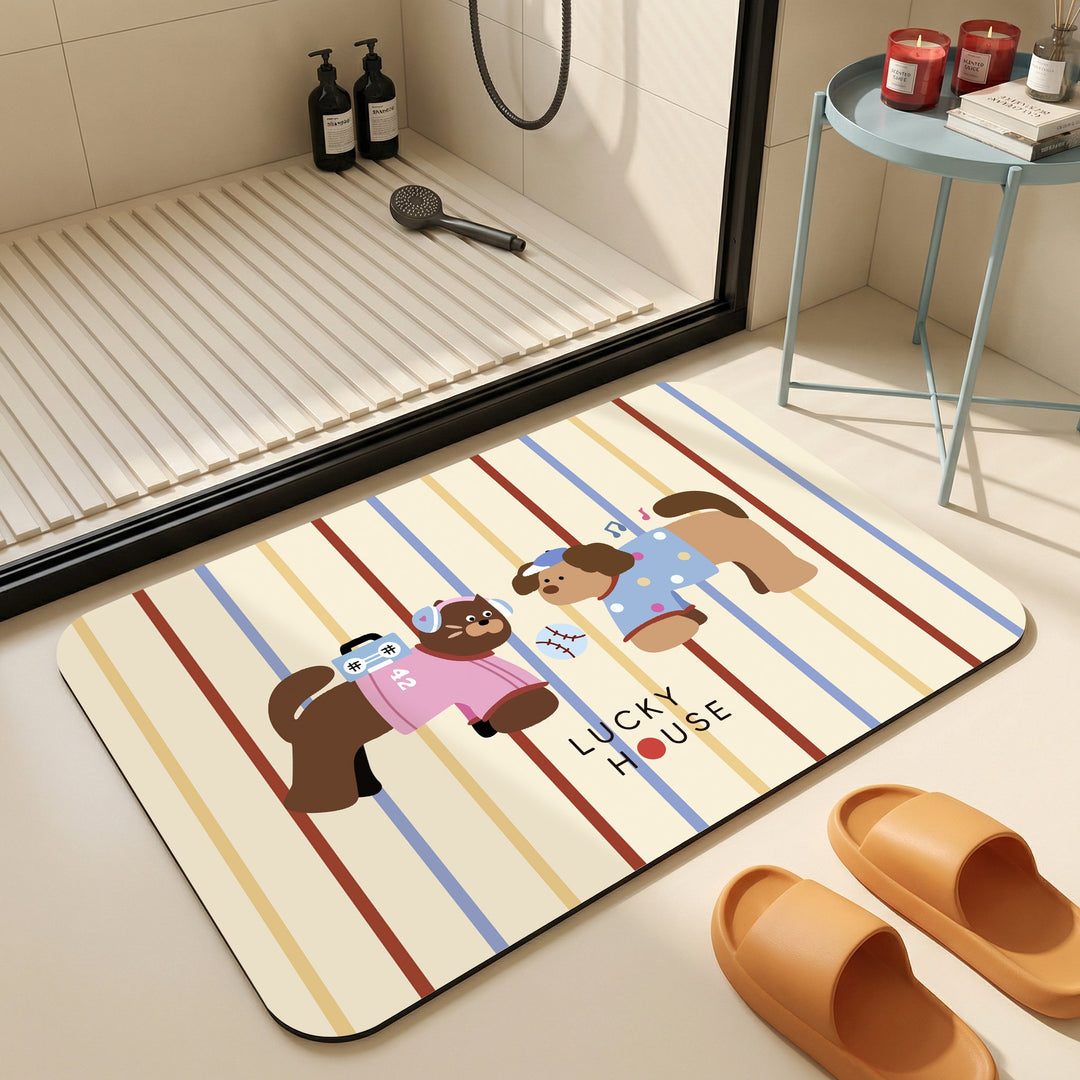 Cartoon-Themed Non-Slip Bath Mat Kalsten