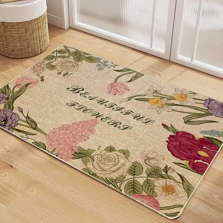 Floral Inspirational Area Rug