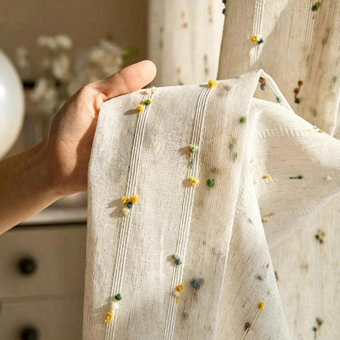 Decorative Sheer Curtain Panel Kalsten
