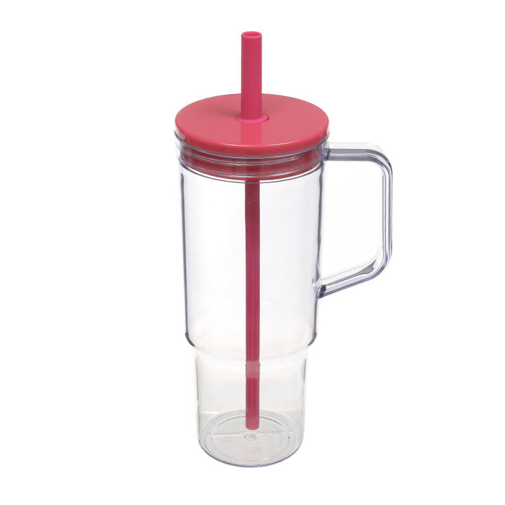Women's creative drinking cup with retractable straw and non-slip handle Kalsten