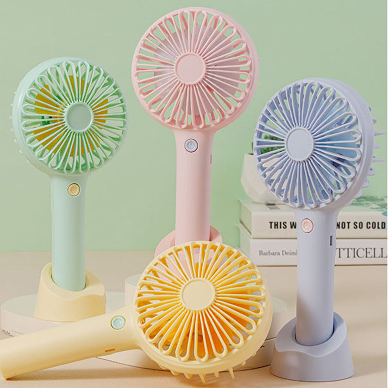 Women Portable Hand Fan with Variable Speed Level Kalsten