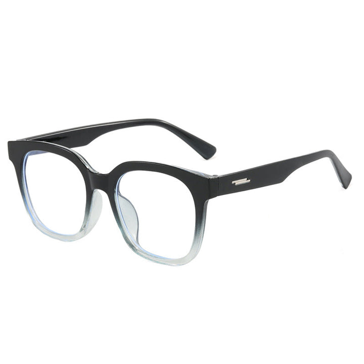 Women's designer glasses with an elegant square frame and modern accents Kalsten