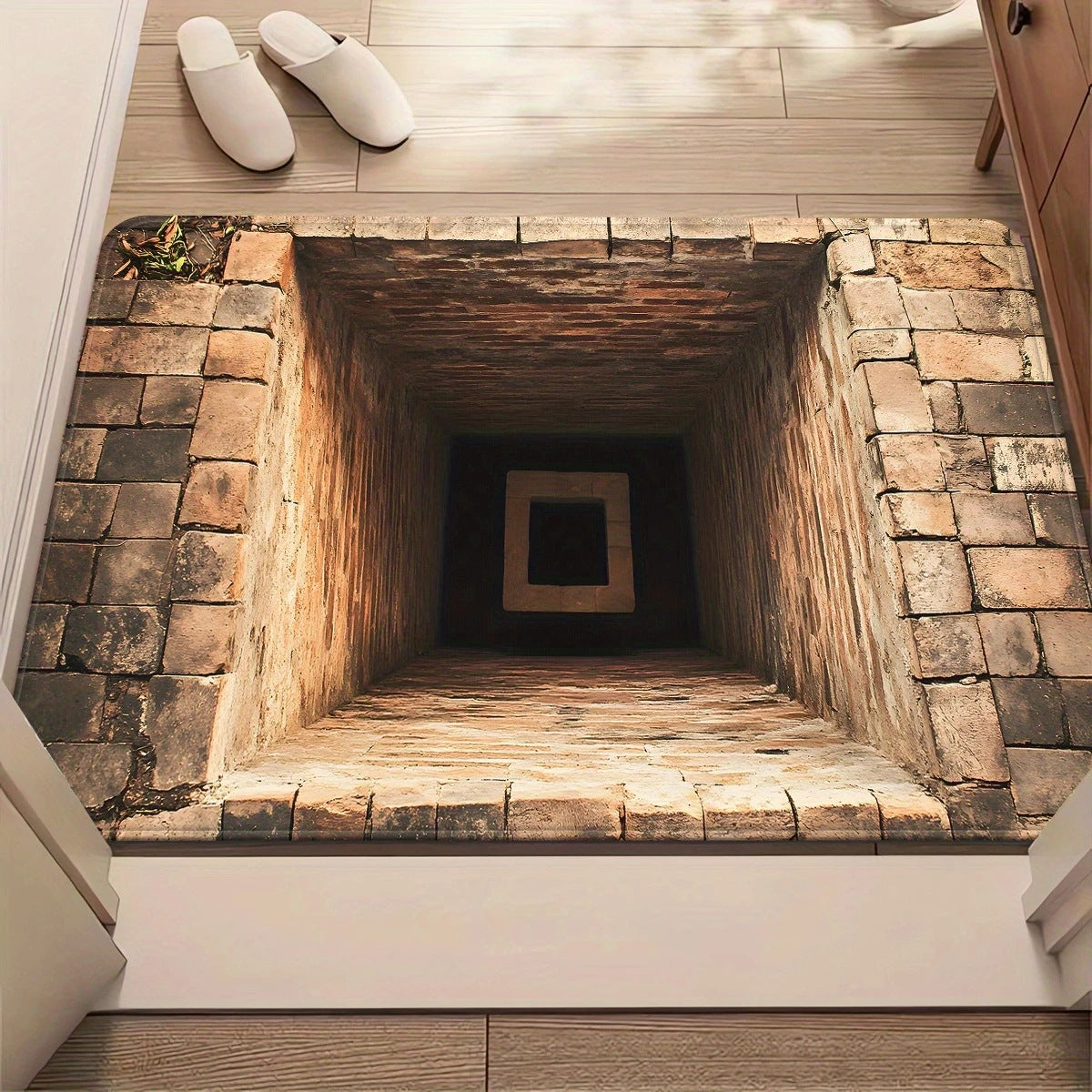 Artistic 3D Optical Illusion Floor Mat Acalora