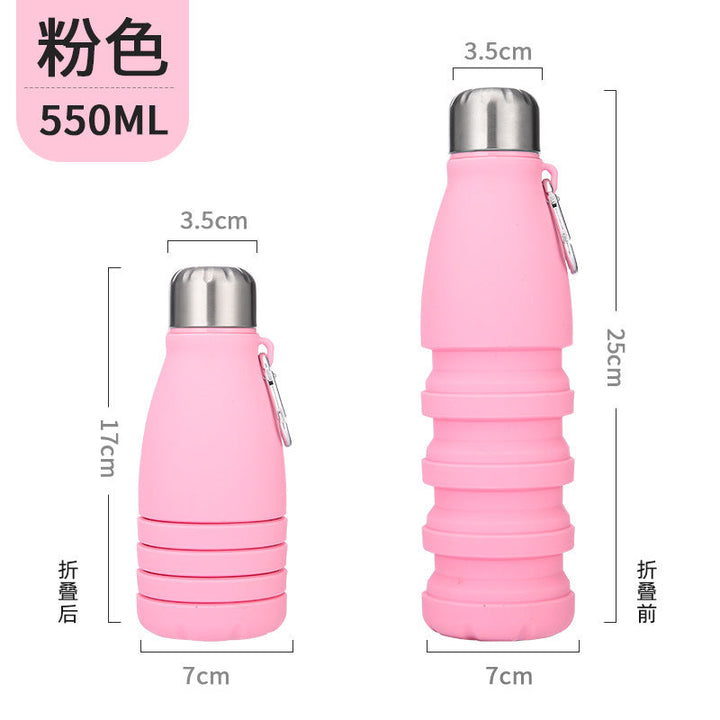 Women collapsible silicone water bottle Kalsten