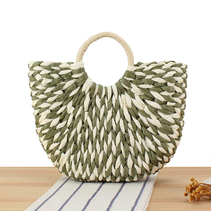 Wicker bag in modern design with artistic weaving Kalsten
