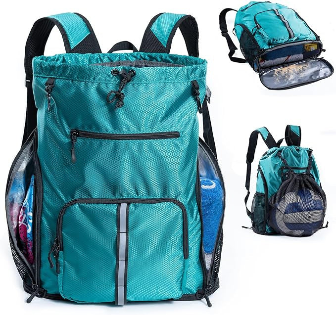 Multifunctional leisure backpack with special compartments for towels and sports accessories Kalsten