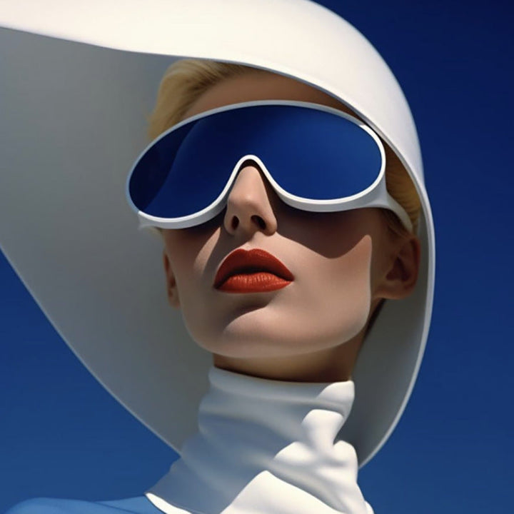 Ladies stylish sunglasses in futuristic style Kalsten
