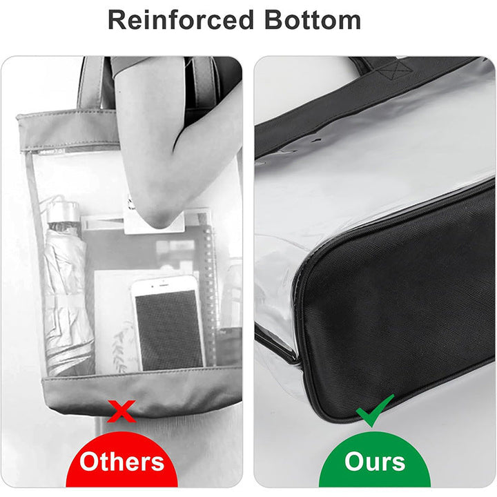 Transparent tote bag with removable interior compartment Kalsten