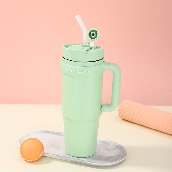 Unisex drinking cup with integrated straw Kalsten