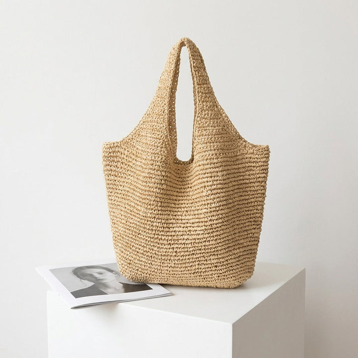 Handmade Macrame Tote Bag with Fine Structure Kalsten