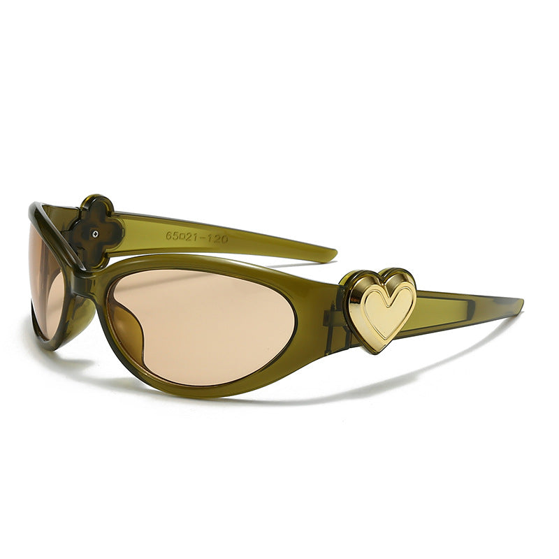 Ladies fashionable sunglasses in stylish heart design Kalsten